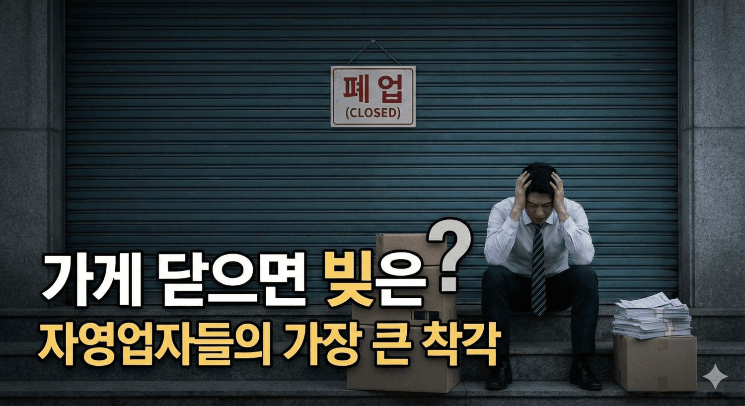 가게 문 닫으면 빚은 어떻게 될까?